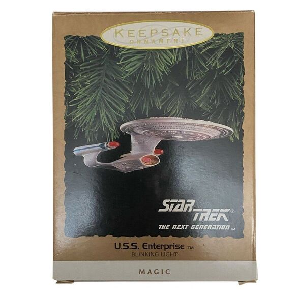 U.S.S. Enterprise Star Trek Next Generation Hallmark Ornament - Picture 1 of 5
